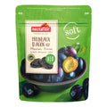 Grüne Verpackung mit dem Aufdruck 'nectaflor PRUNEAUX D'AGEN IGP Pflaumen Prunes BIO soft' und Abbildung von Pflaumen in einer schwarzen Schale