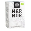 Weisse Teebox mit Marmor Muster