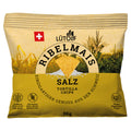 Kleine beige gelbe Tortilla Chips mit SalzVerpackung